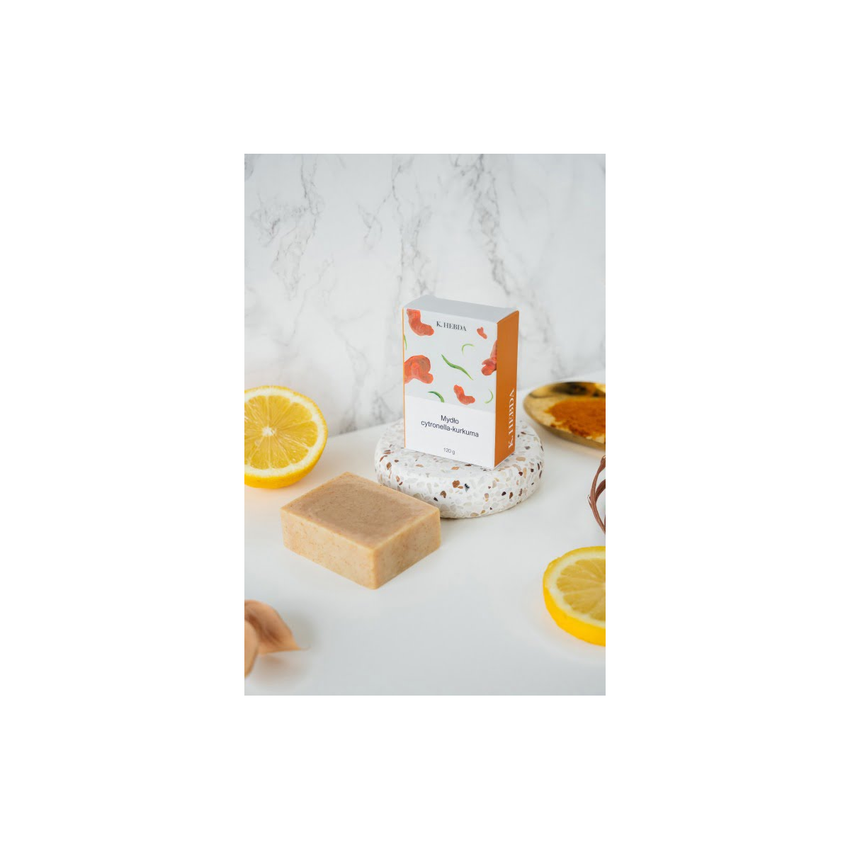 Mydło cytronella-kurkuma - kocimietkahasz.pl