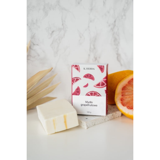 Mydło grapefruitowe (na dobry nastrój) -  kocimietkahasz.pl