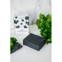 Mydło kolendrowe czarne oczyszczające - kocimietkahasz.pl