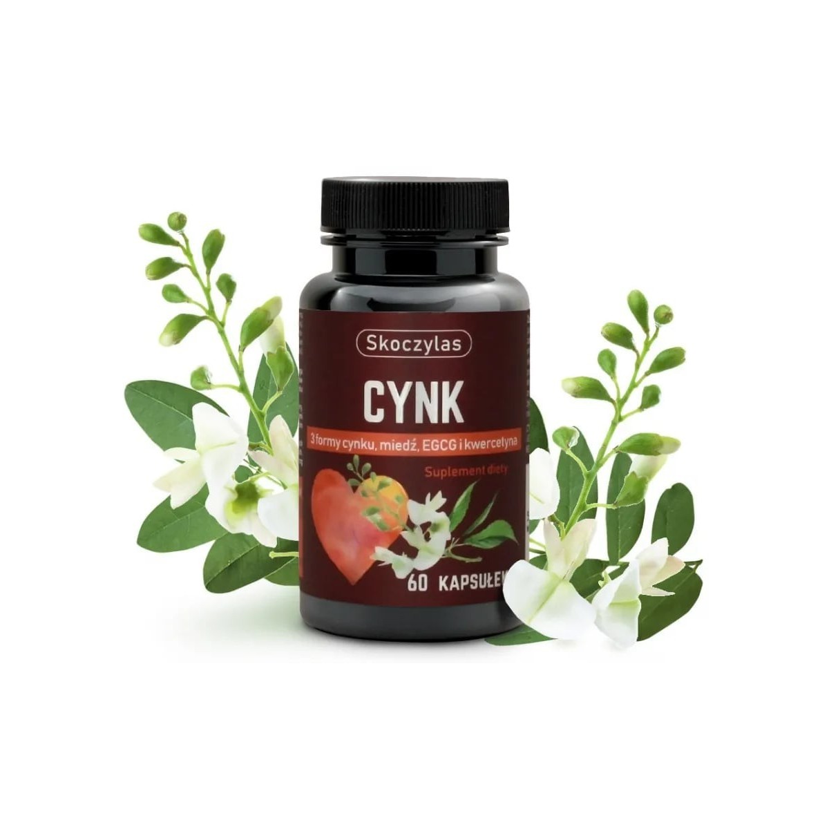 Skoczylas Cynk 3 formy, miedź, EGCG i kwercetyna 60kaps