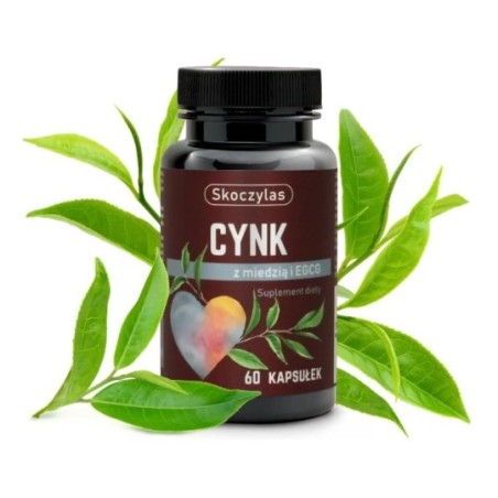 Cynk i Miedź + ECGC z Zielonej Herbaty (60 kaps) ...