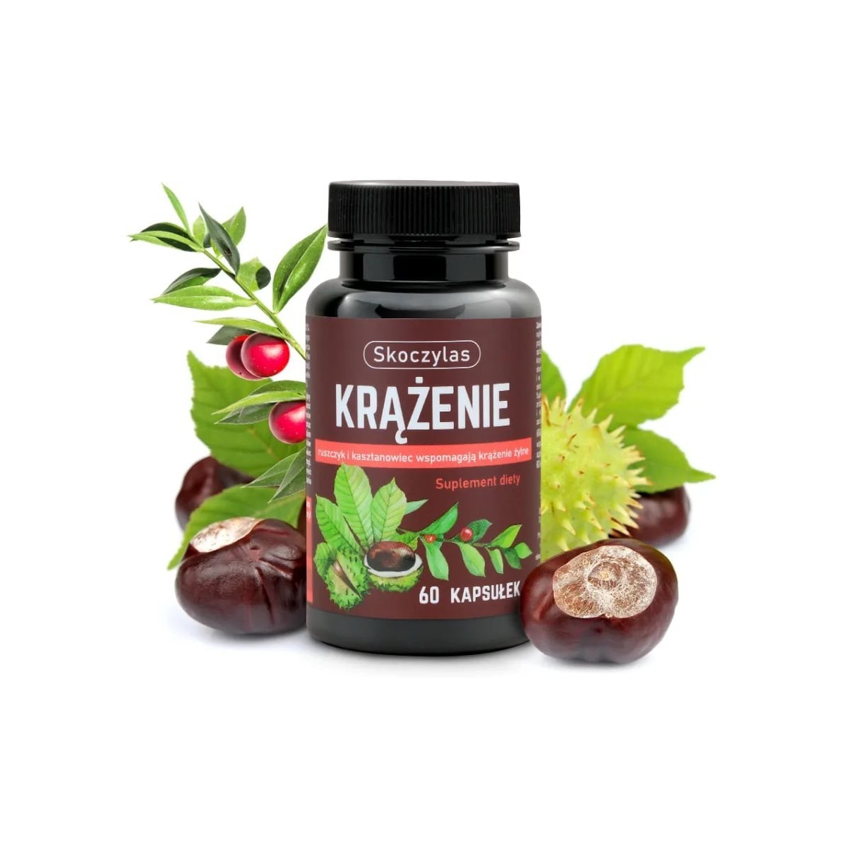 Skoczylas Krążenie ruszczyk, diosmina, kasztanowiec 60 ...