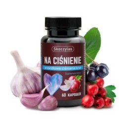 Skoczylas NA CIŚNIENIE potas, aronia, L-leucyna 60kaps.