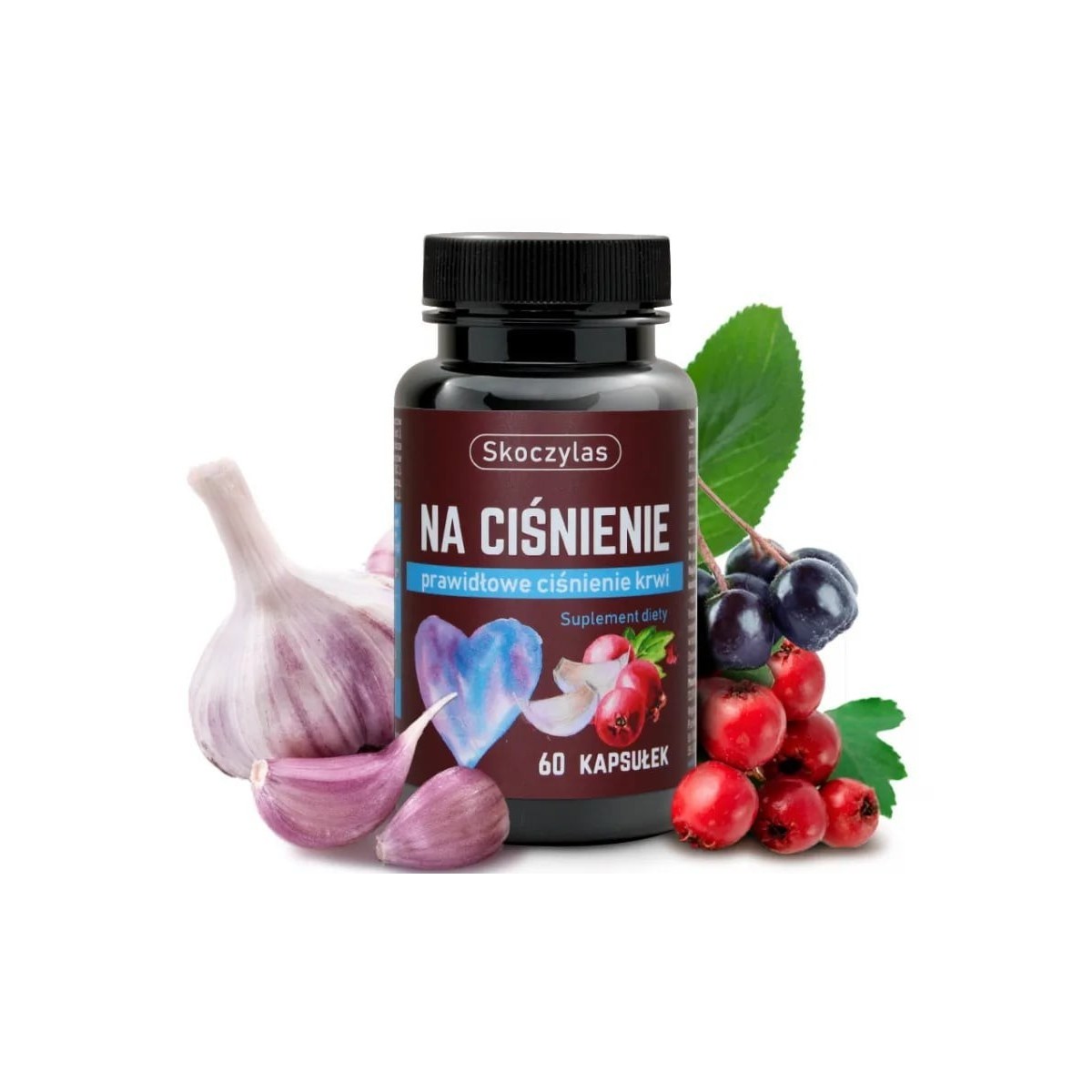 Skoczylas NA CIŚNIENIE potas, aronia, L-leucyna 60kaps.