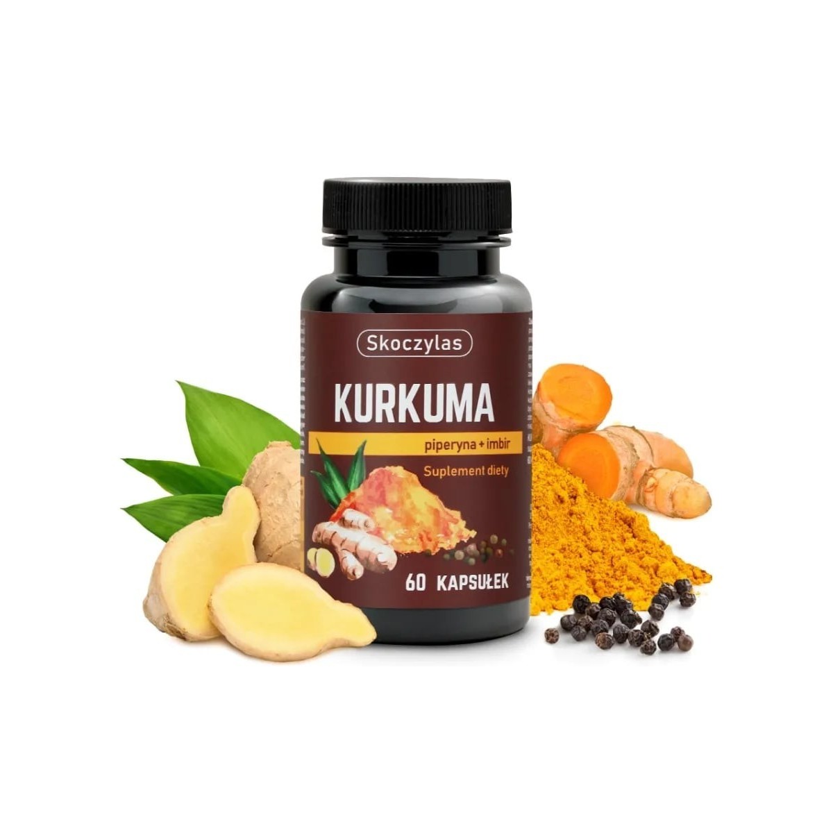 Skoczylas Kurkuma, piperyna, imbir, resweratrol i ...