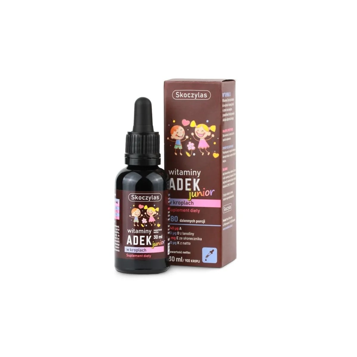 SKOCZYLAS WITAMINY ADEK junior- 30 ml krople