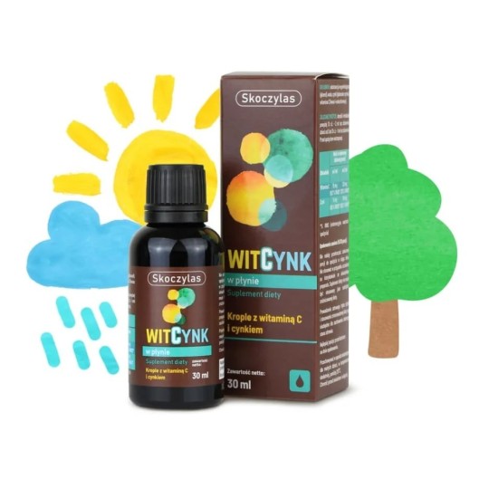 WITCYNK witamina C, cynk 30 ml Krople Skoczylas