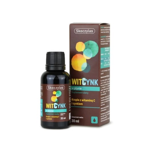 WITCYNK witamina C, cynk 30 ml Krople Skoczylas