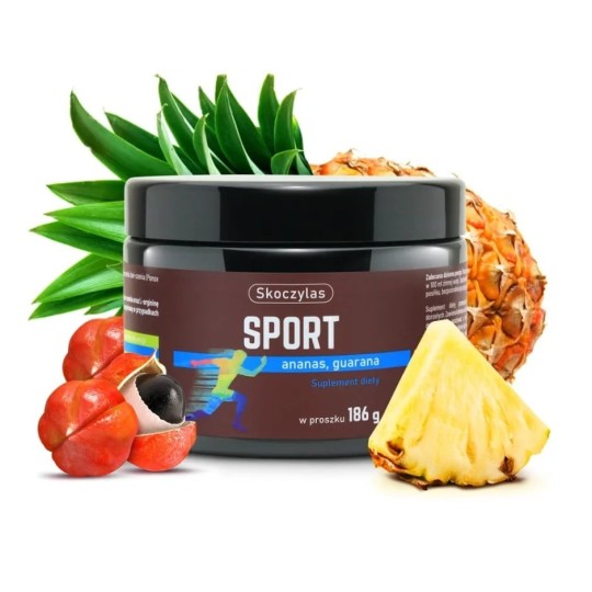 Skoczylas Sport - Ananas, quarana, żeń-szeń - 186 g