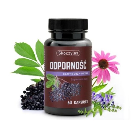 ODPORNOŚĆ Czarny Bez i Rutyna Odporność (60 kaps) ...