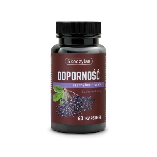 ODPORNOŚĆ Czarny Bez i Rutyna Odporność (60 kaps) ...