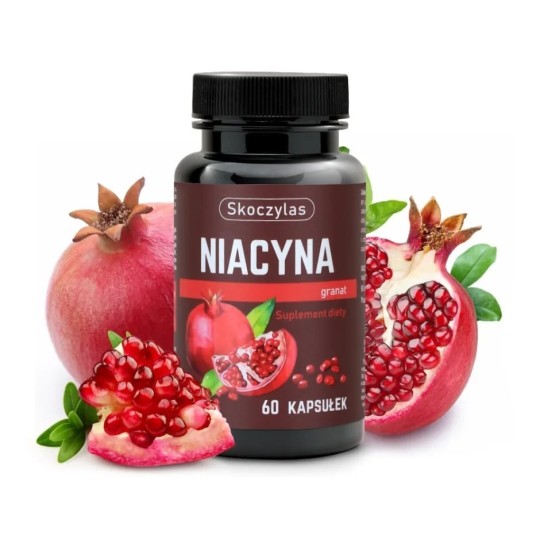Niacyna z granatem 60kaps. Skoczylas