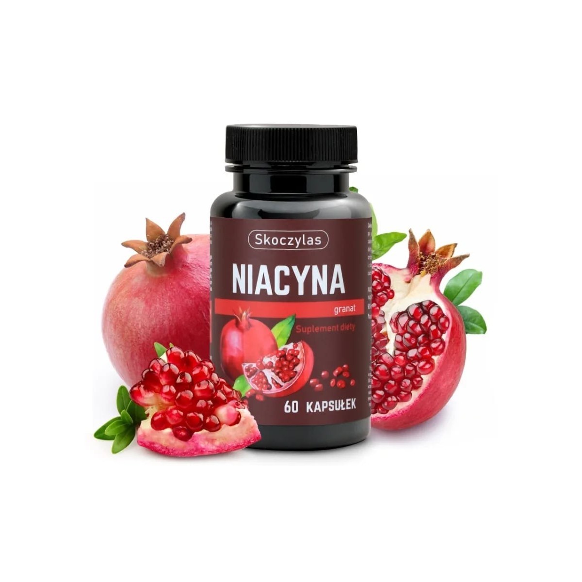 Niacyna z granatem 60kaps. Skoczylas