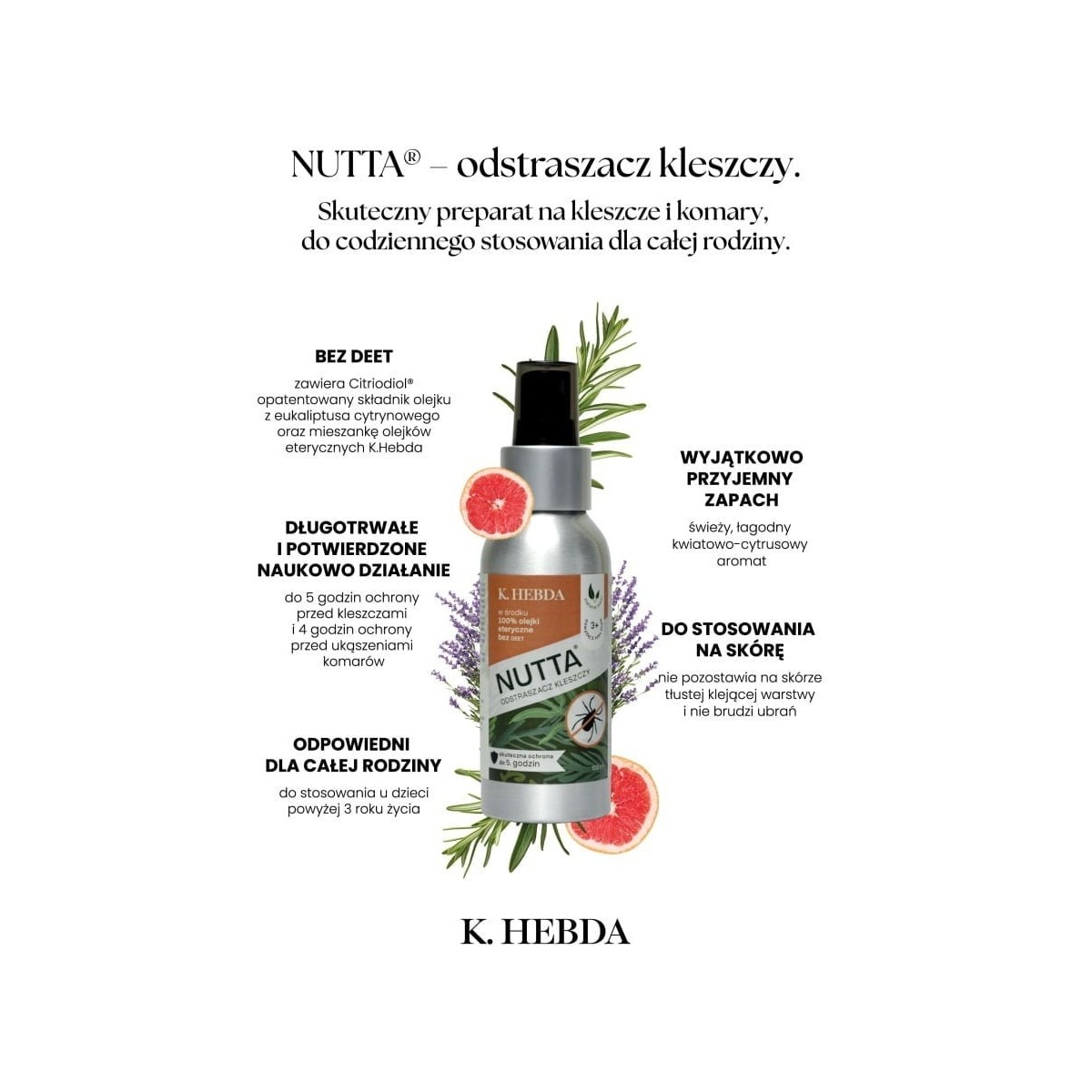 NUTTA ODSTRASZACZ KLESZCZY [100-200 ml] - 200 ml