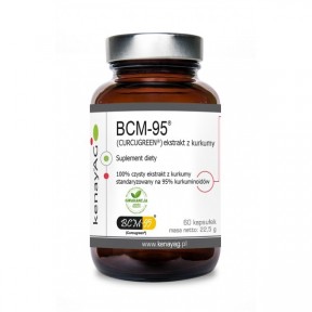 Kurkuma BCM-95® (CURCUGREEN®) czysty ekstrakt z kurkumy (60 kapsułek) - suplement diety