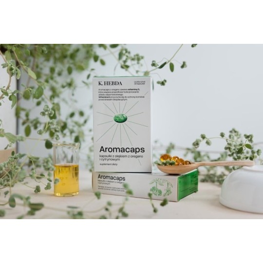 Kapsułki z olejkiem z oregano i cytrynowym - Klaudyna Hebda