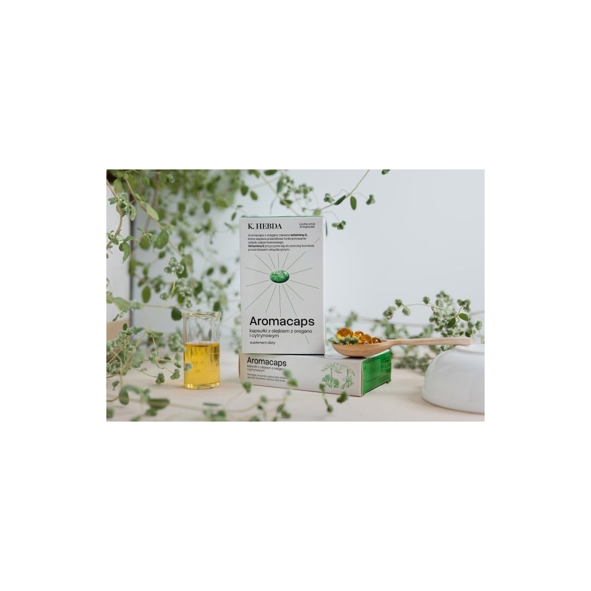 Kapsułki z olejkiem z oregano i cytrynowym - Klaudyna Hebda