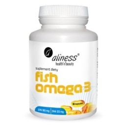 Fish Omega 3 180/120 mg x 90 kapsułek Aliness