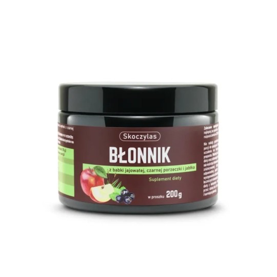 Błonnik z babki jajowatej, czarnej porzeczki i jabłka