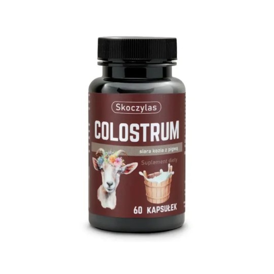 Skoczylas - Colostrum Siara kozia z pigwą - 60 kapsułek