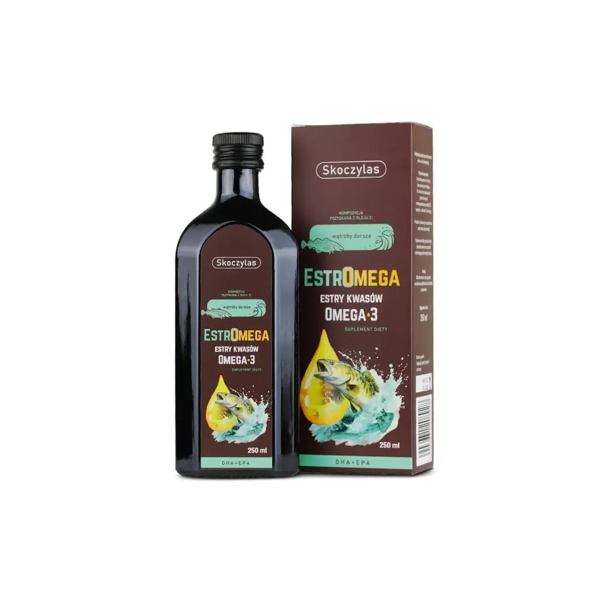 Skoczylas ESTROMEGA rybie kwasy omega 3, DHA, EPA 250 ml