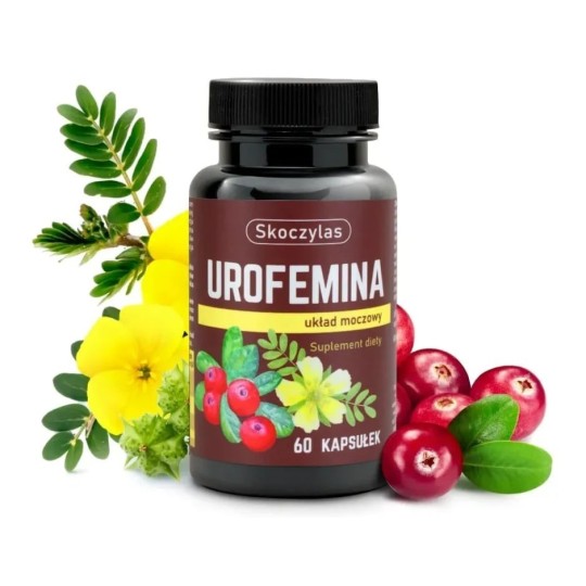 Skoczylas UROFEMINA układ moczowy, D-mannoza, laktoferyna
