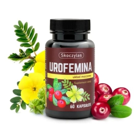 Skoczylas UROFEMINA układ moczowy, D-mannoza, laktoferyna
