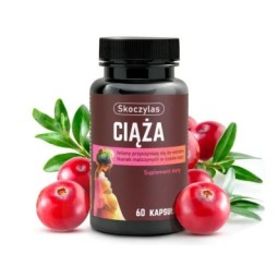 Ciąża, kwas foliowy + żurawina - 60 Kapsułek - Skoczylas