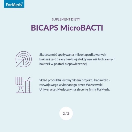 BICAPS microbacti 60 kapsułek