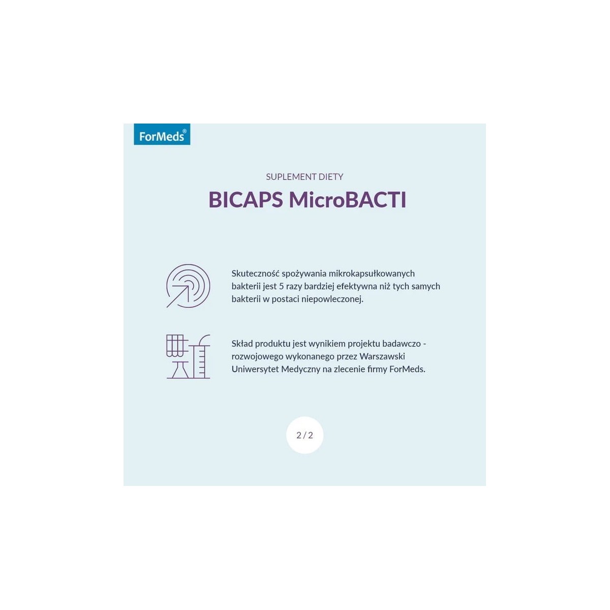 BICAPS microbacti 60 kapsułek