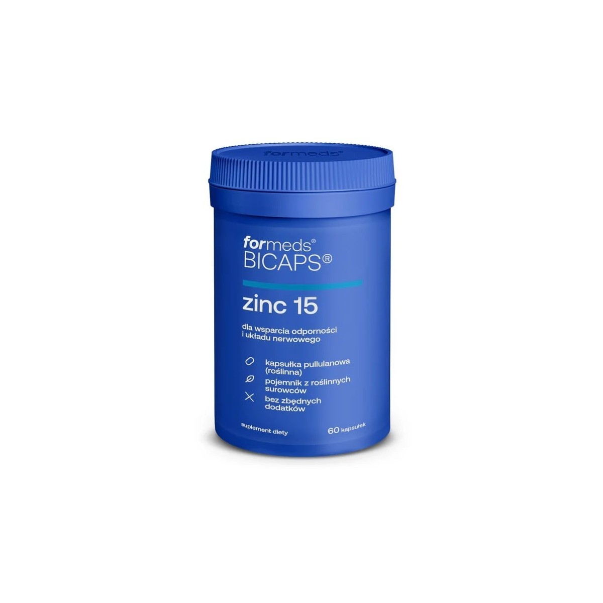 BICAPS zinc 15 60 kapsułek