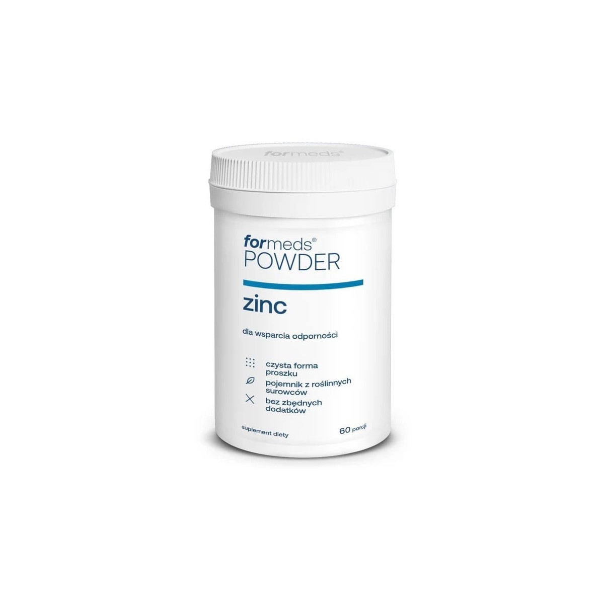 POWDER zinc 60 porcji - Cytrynian cynku w proszku
