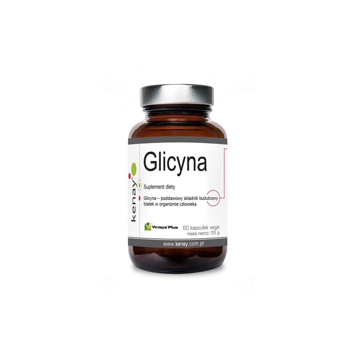 Glicyna (60 kapsułek) Kenay - suplement diety