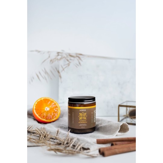 Świeca Czterech Alchemików® (cynamon i pomarańcza) [250 ml]