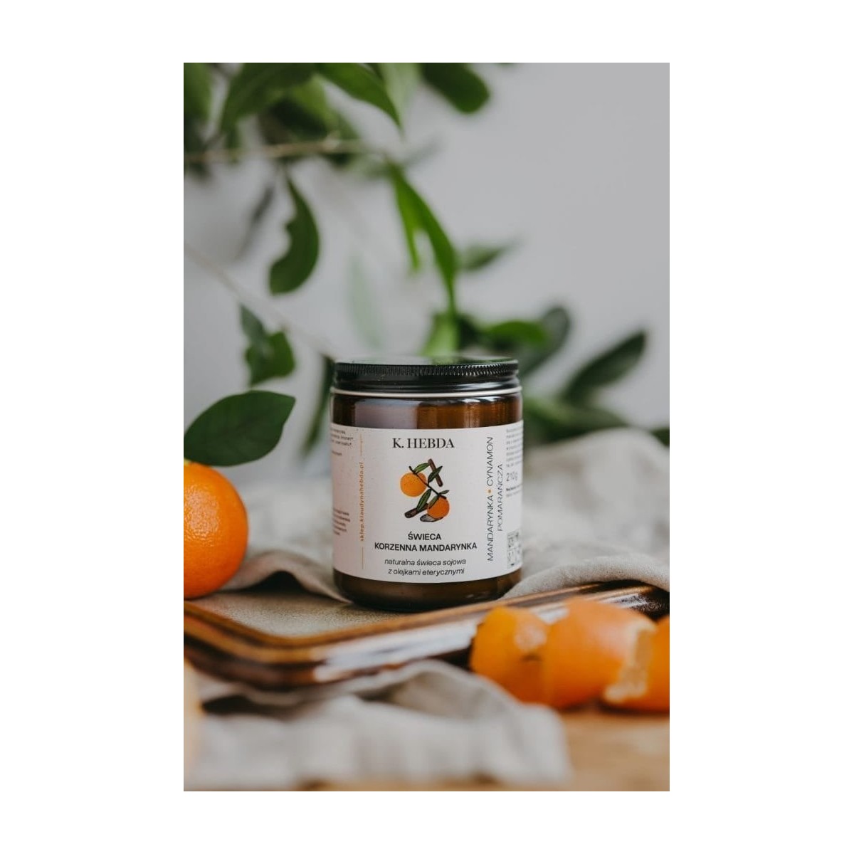 Korzenna mandarynka - świeca [210 g]