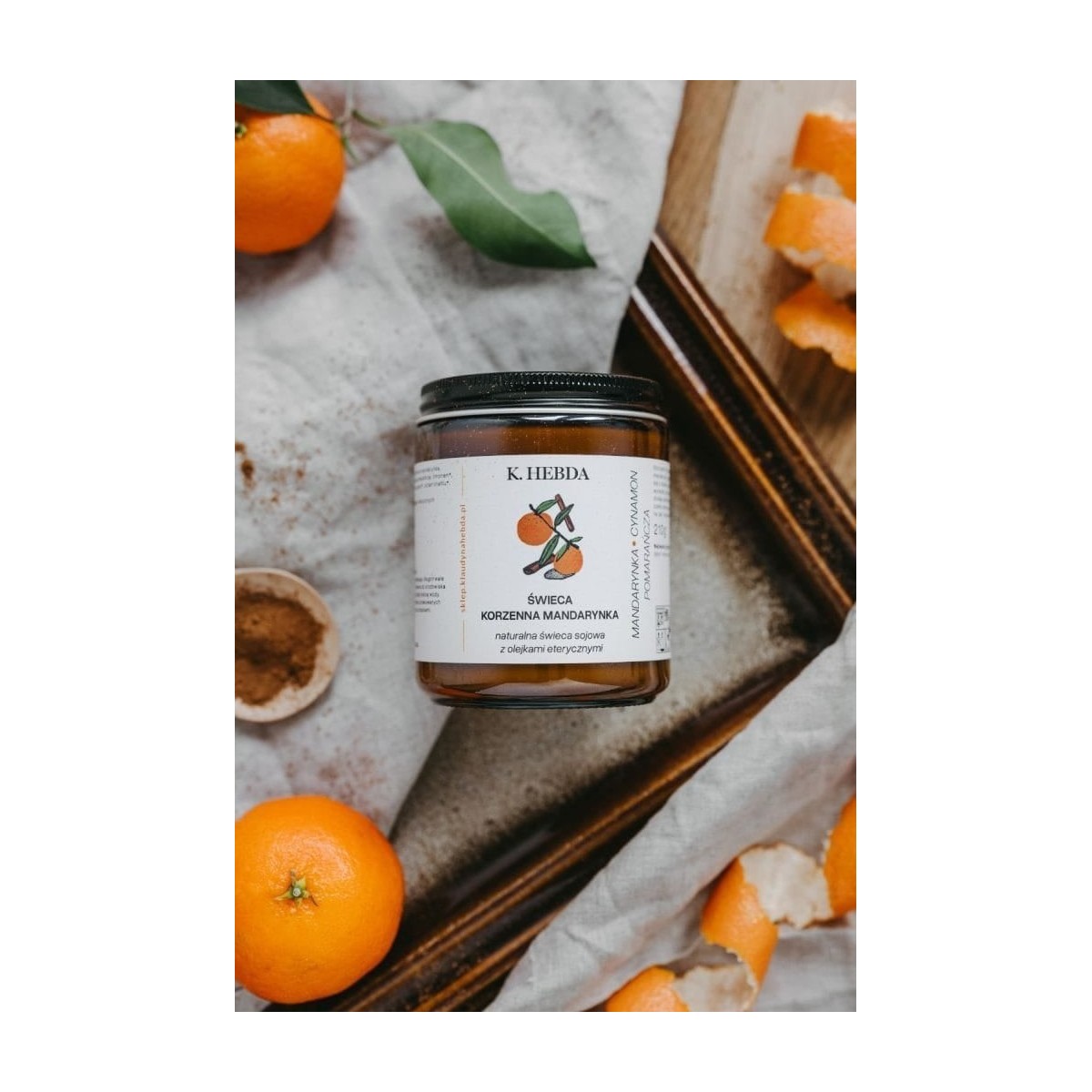 Korzenna mandarynka - świeca [210 g]