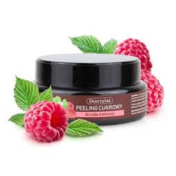 PEELING cukrowy do ciała malinowy - 200 ml
