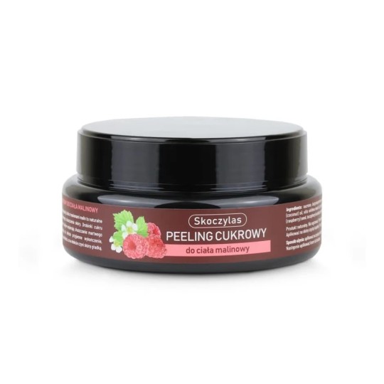 PEELING cukrowy do ciała malinowy - 200 ml