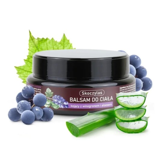 Balsam do ciała kojący z winogronem i aloesem - 200 ml