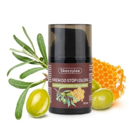 KREM do stóp i dłoni z woskiem pszczelim i oliwą z oliwek - 50 ml