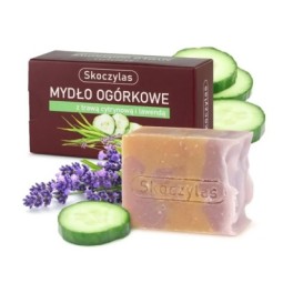Mydło ogórkowe z trawą cytrynową i lawendą - 100 g