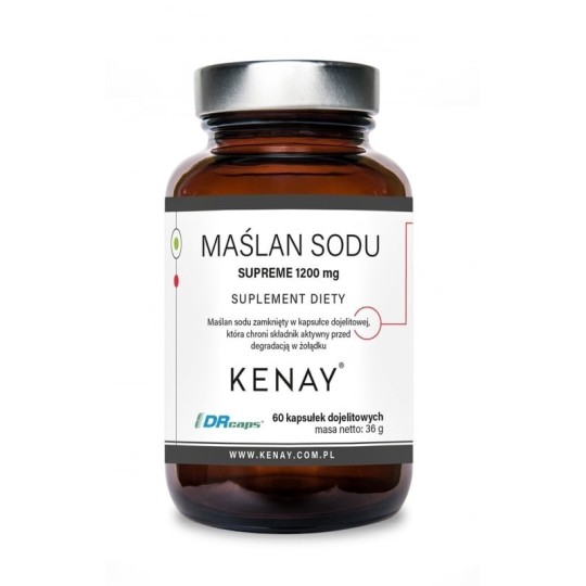 Maślan sodu SUPREME 1200 mg (60 kapsułek ... - KENAY