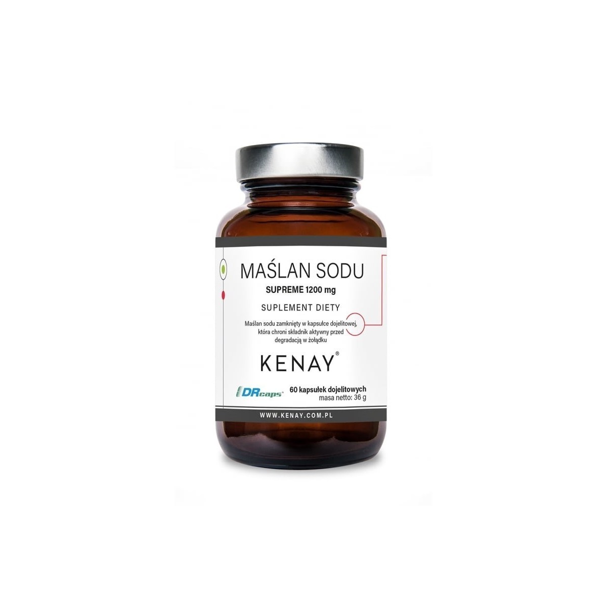 Maślan sodu SUPREME 1200 mg (60 kapsułek ... - KENAY