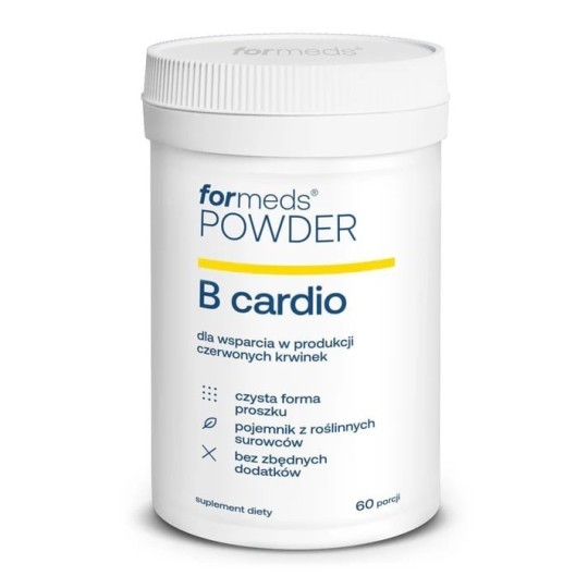 POWDER B cardio 60 porcji - Witamina B6 + B12 + kwas ...