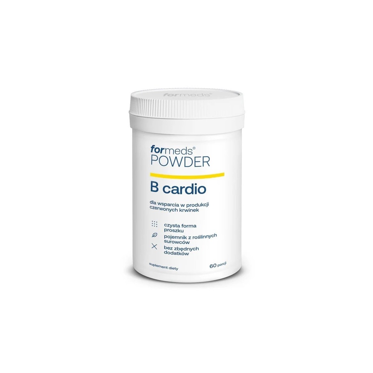 POWDER B cardio 60 porcji - Witamina B6 + B12 + kwas ...