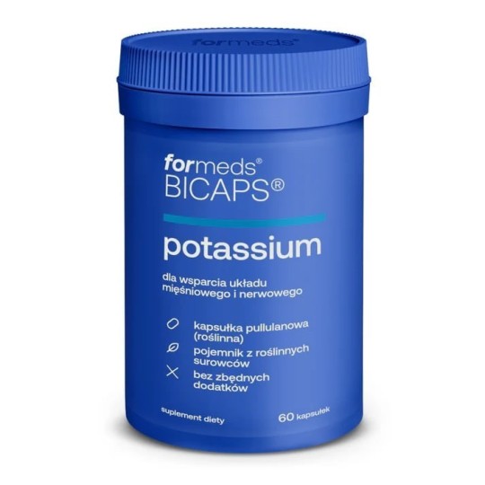 Formeds BICAPS potassium 60 kapsułek - Cytrynian potasu