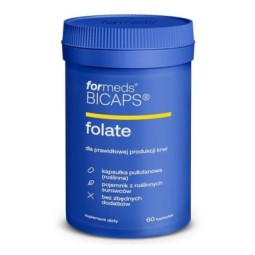 BICAPS Folate Folian Kwas Foliowy 500 mcg (60 kaps) ...