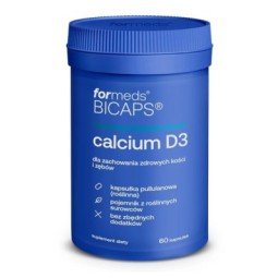 BICAPS calcium D3 60 kapsułek - Wapń + Witamina D3