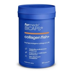 BICAPS collagen fish+ 60 kapsułek - Kolagen rybi - formeds