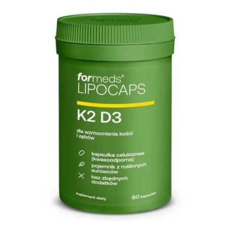 Liposomalna witamina D3 + K2 – LIPOCAPS K2D3